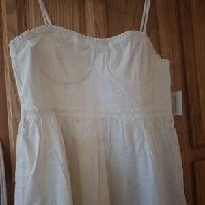 Lucky Brand White Midi Dress